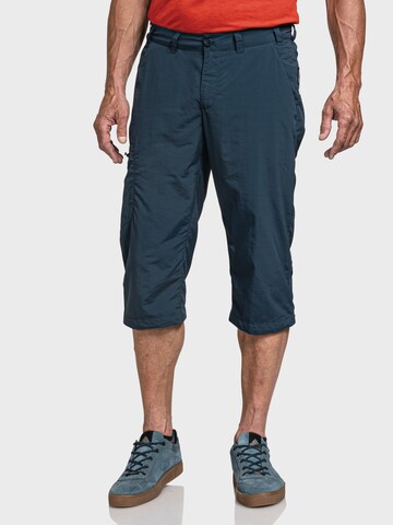 Schöffel Regular Outdoor Pants in Blue: front