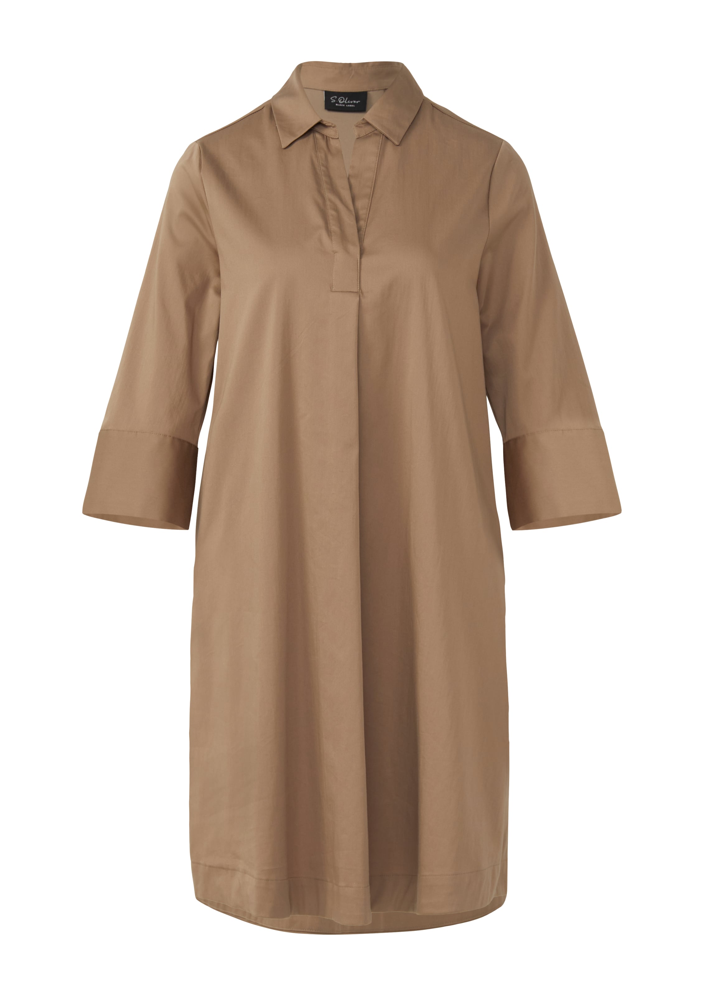 s.Oliver BLACK LABEL Kleid in Beige: Vorderseite