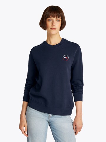 Tommy Jeans - Sudadera 'ESSENTIAL' en azul: frente