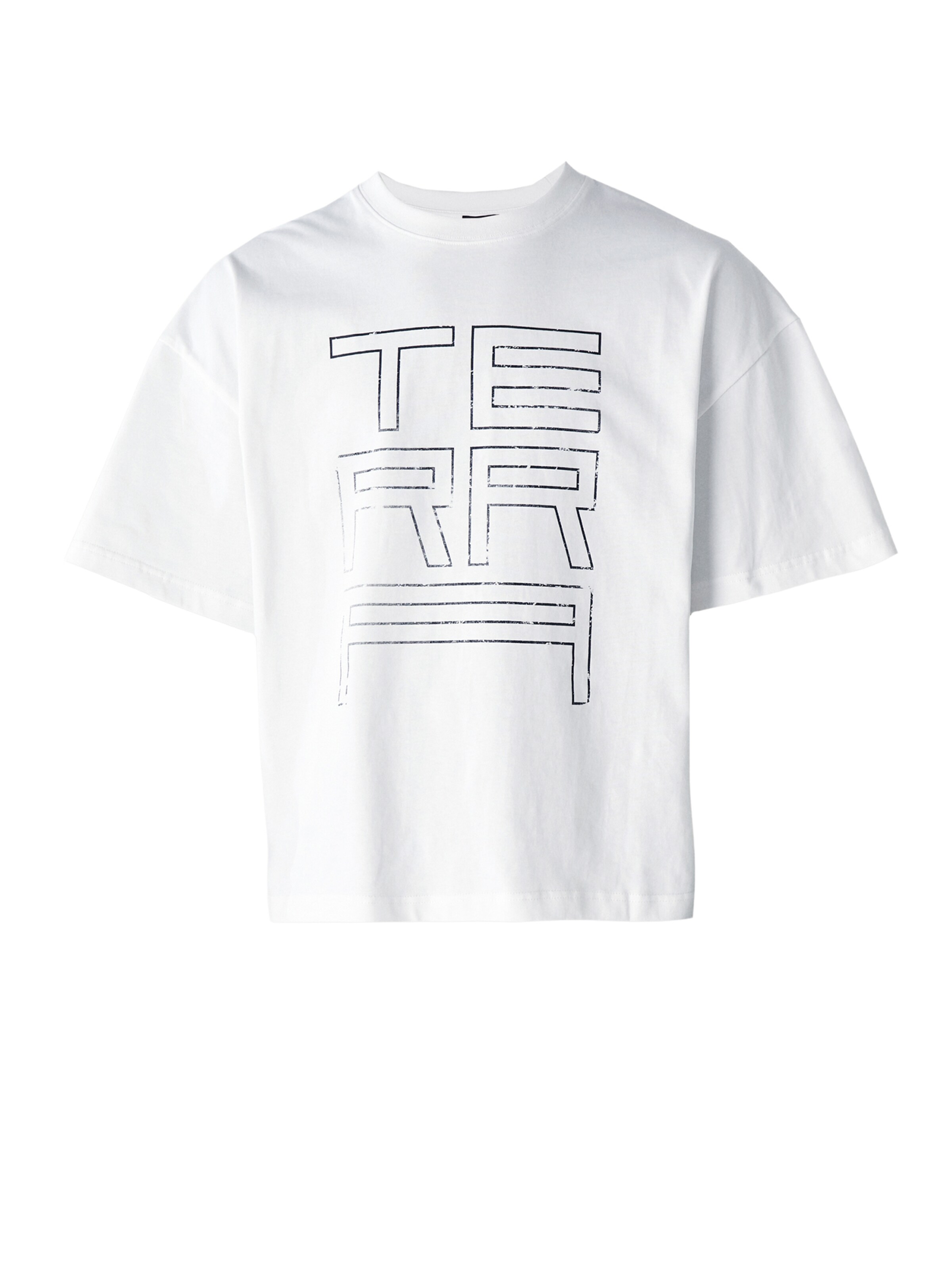 Atelier de roupa Tričko 'TERRA' - černá / bílá, Produkt