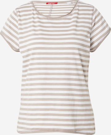 T-shirt ESPRIT en gris : devant