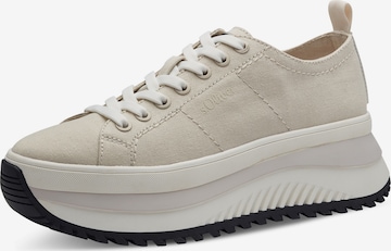 s.Oliver - Zapatillas deportivas bajas en beige: frente