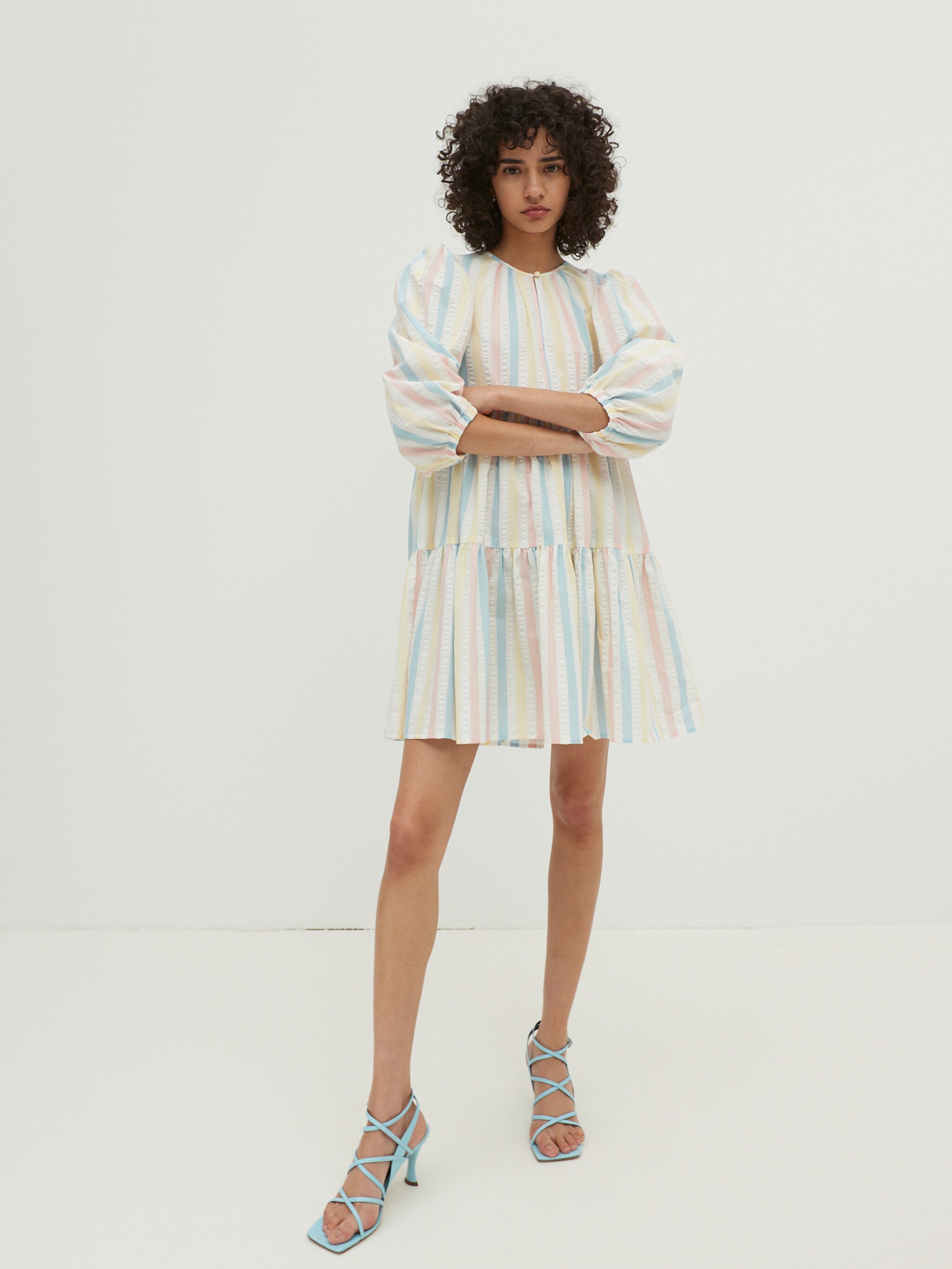 EDITED Producten Jurk 'Joanna' Blauw
