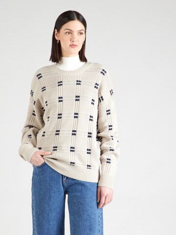 Pull-over HOLLISTER en gris : devant