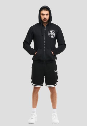 LONSDALE - Sudadera con cremallera 'Seghill' en negro