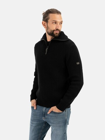 CAMEL ACTIVE Pullover in Schwarz: predná strana