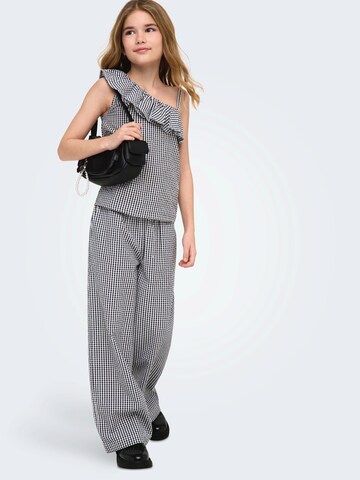 ONLY GIRLS Zvonové kalhoty Kalhoty 'KOGSMILLA' – černá