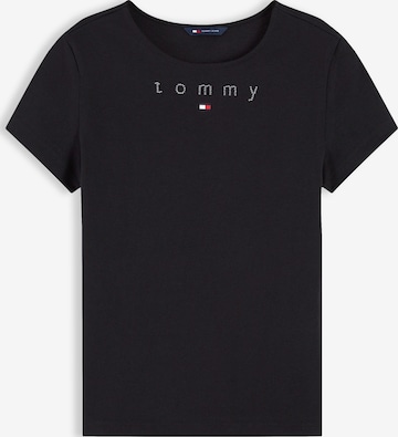 Tommy Jeans - Camiseta en negro: frente