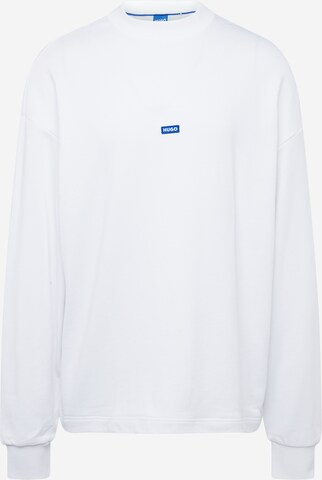 HUGO Sweatshirt 'Nedro' in Wit: voorkant