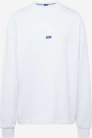 HUGO Blue Sweatshirt 'Nedro' in White: front