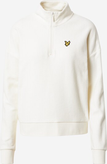 Bluză de molton Lyle & Scott pe crem / galben / negru, Vizualizare produs