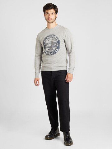 JACK & JONES Sweatshirt in Grey