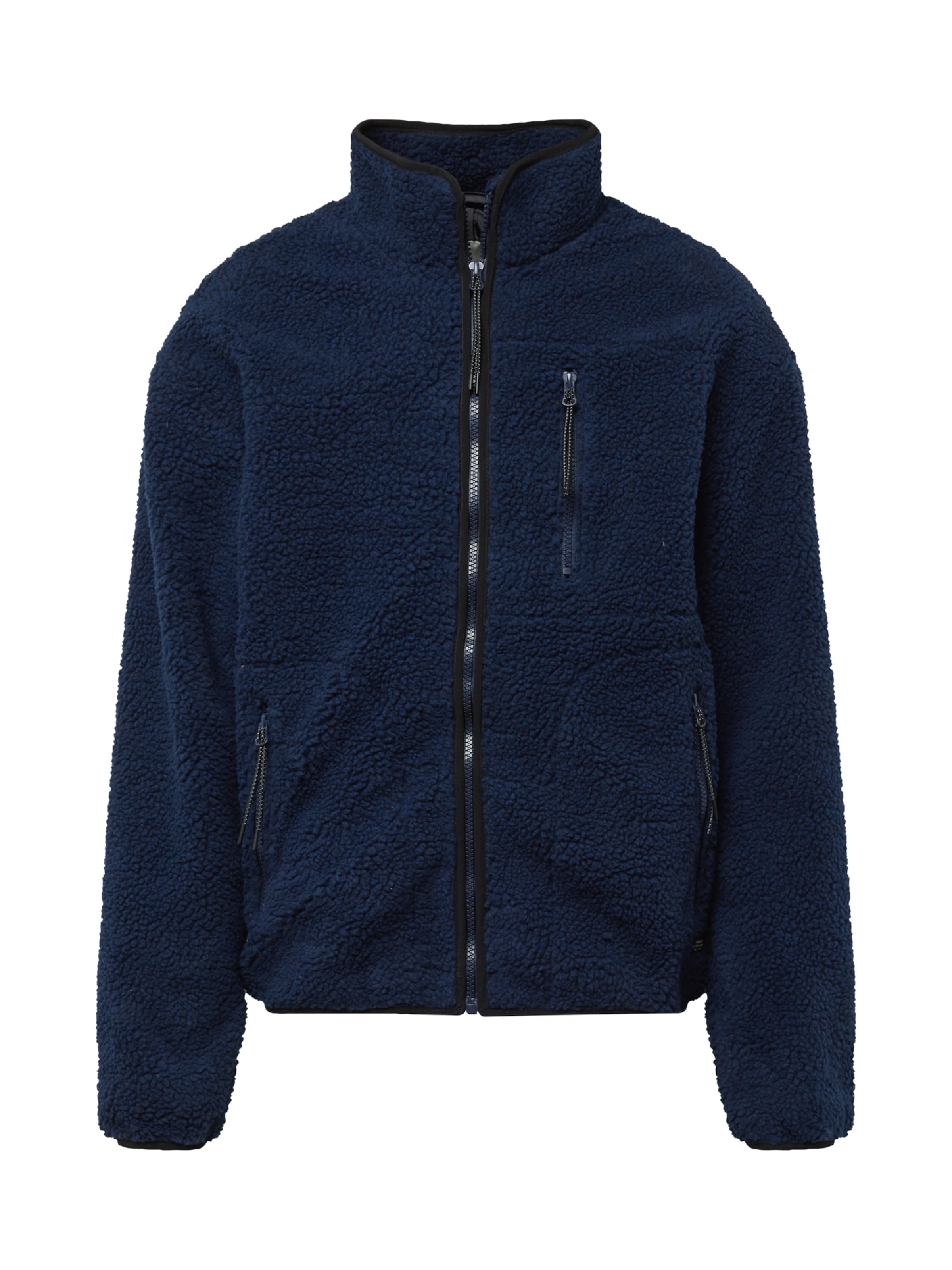 Veste en polaire BLEND en bleu : devant