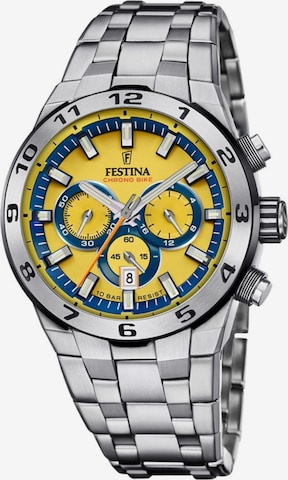 Montre à affichage analogique 'Bike' FESTINA en jaune : devant