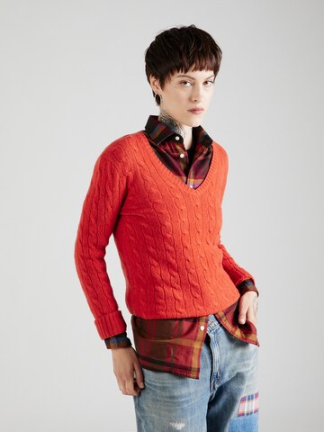 Polo Ralph Lauren Pullover 'KIMBERLY' in Rot: predná strana