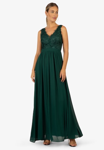 Robe de soirée Kraimod en vert : devant