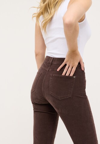 Angels Slim fit Pants 'Cici' in Brown
