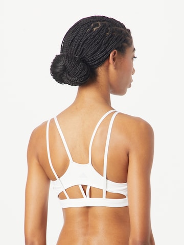 Bustier Soutien-gorge de sport 'Studio Luxe' ADIDAS PERFORMANCE en blanc