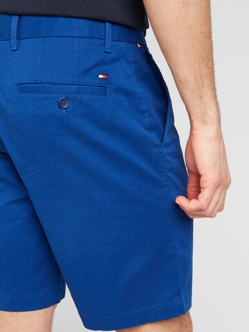 TOMMY HILFIGER Slimfit Lærredsbukser 'Brooklyn 1985' i blå