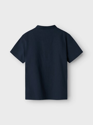 NAME IT Regular fit Πουκάμισο 'NKMFalinnen' σε μπλε