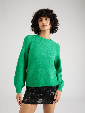 VILA Sweater 'JAMINA' in Green: front