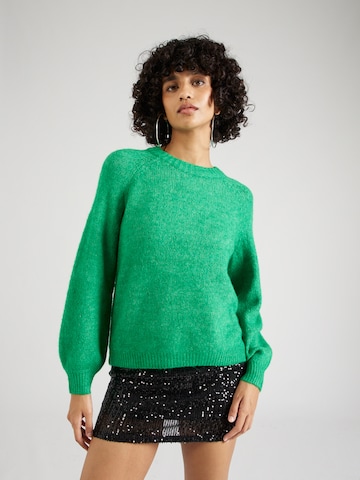 VILA Sweater 'JAMINA' in Green: front