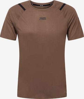 4F Functioneel shirt in Bruin: voorkant
