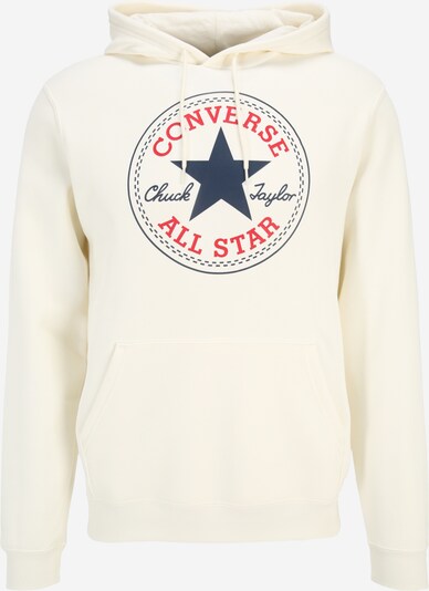 CONVERSE Sportisks džemperis 'Go-To All Star', krāsa - tumši zils / sarkans / balts, Preces skats