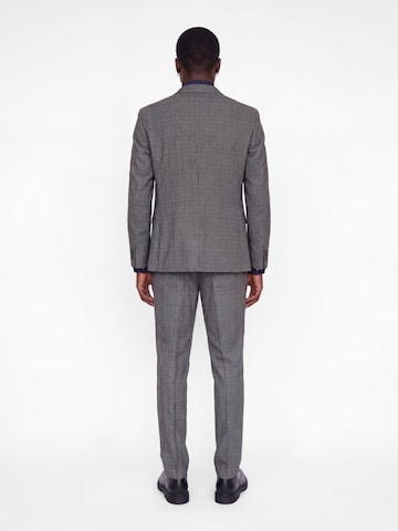 JACK & JONES - Corte superestrecho Chaqueta saco 'FRANCO' en gris