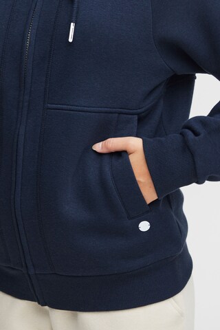 Oxmo Zip-Up Hoodie in Blue