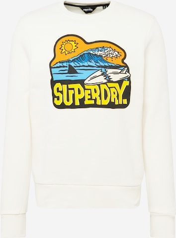 Superdry - Sweatshirt em bege: frente