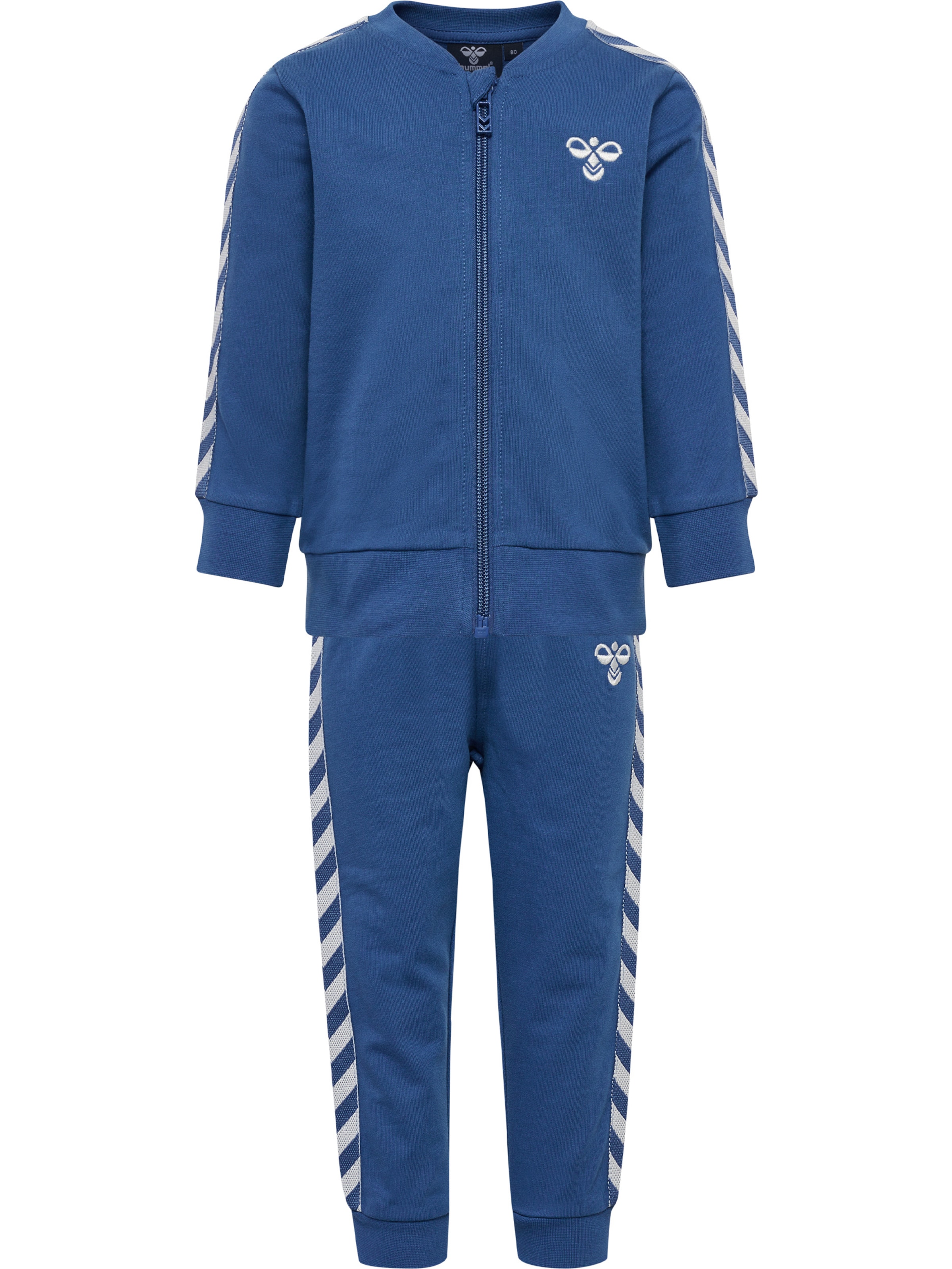 Hummel Trainingspak in Blauw: voorkant