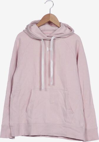UNDER ARMOUR Sweatshirt & Zip-Up Hoodie in M in Pink: front
