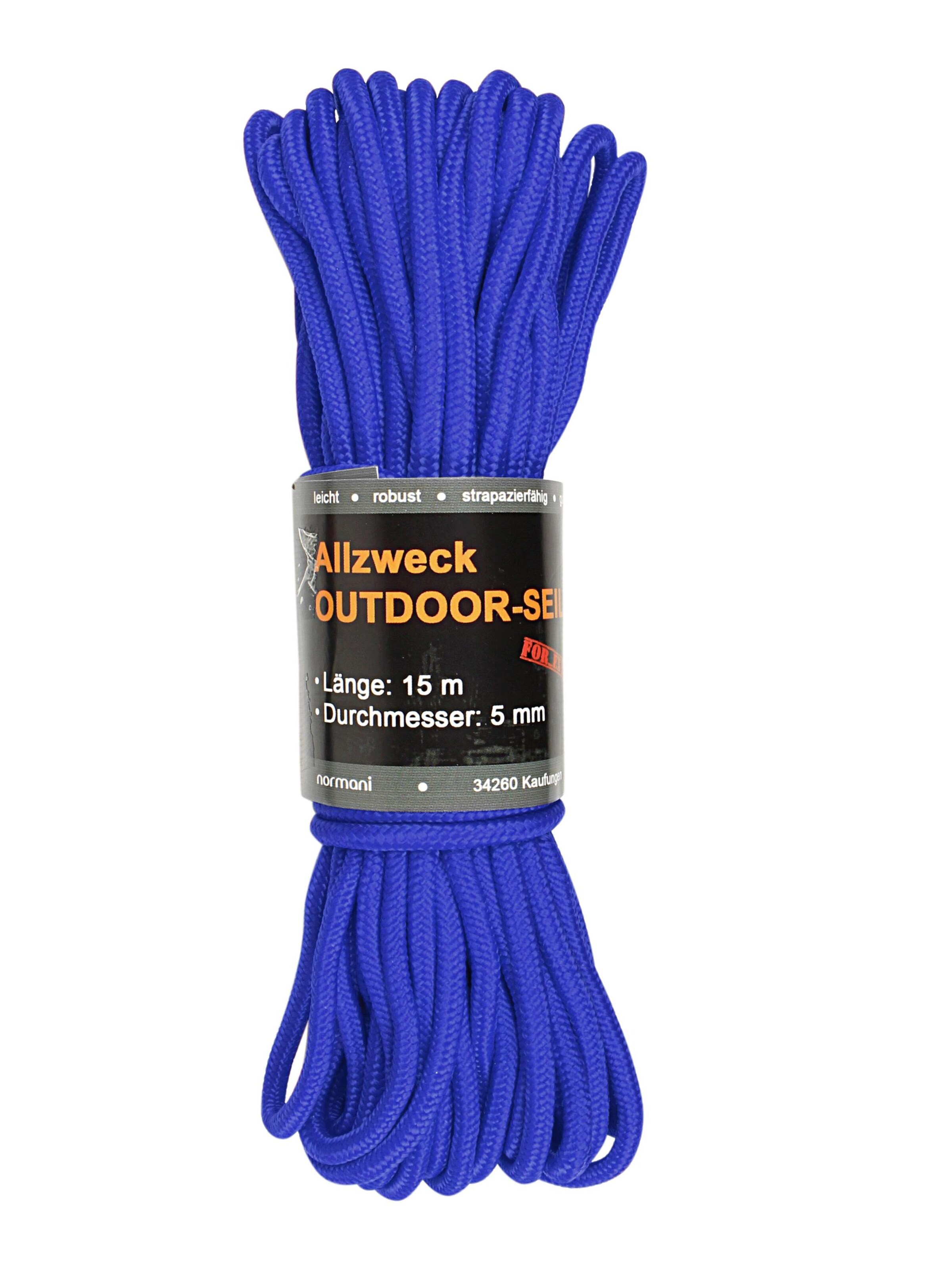 Cordes 'Chetwynd' normani en bleu : devant