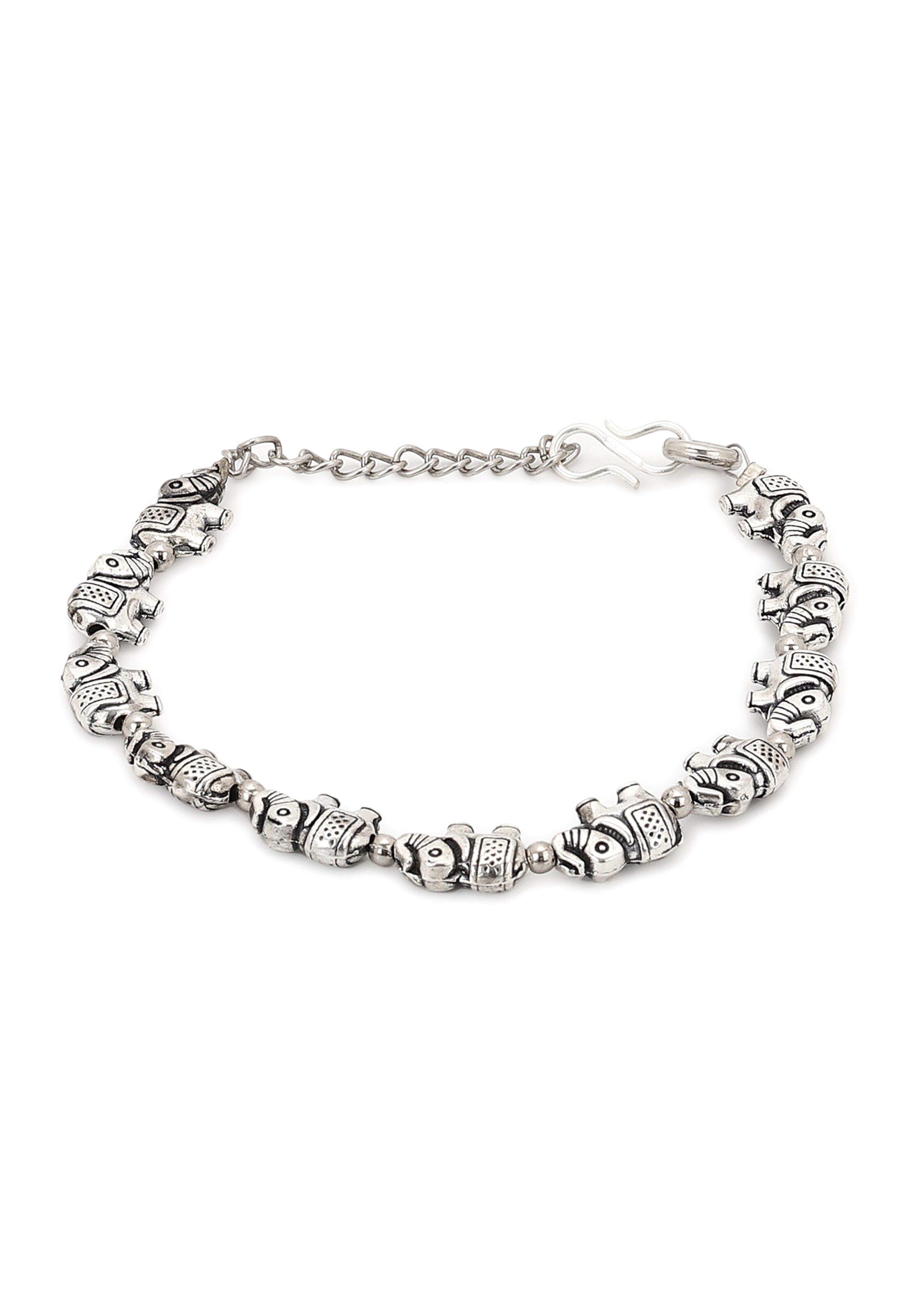 IZIA - Pulseira em prata: frente