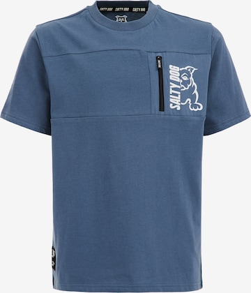 WE Fashion Shirt in Blauw: voorkant