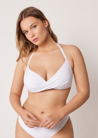 CALZEDONIA Bustier Bikinitop 'Premium Fit' in Weiß