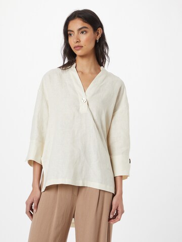 Camicia da donna di rosemunde in beige: frontale