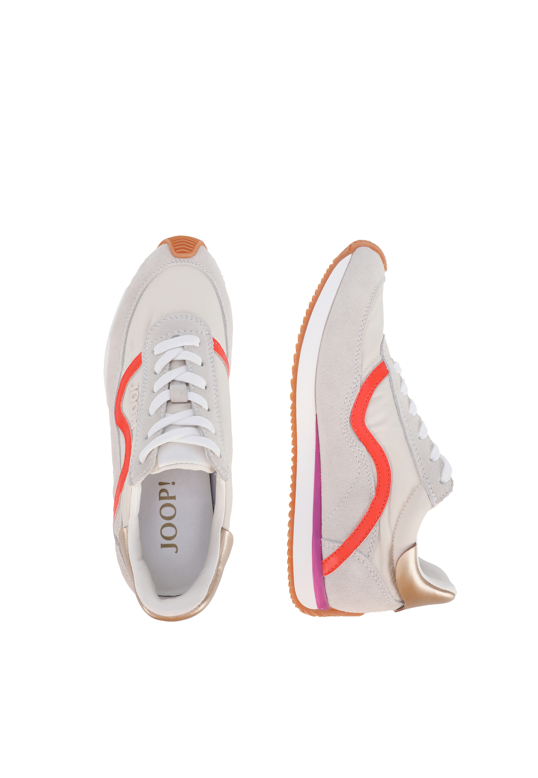 JOOP! Trampki niskie 'Misto Leone' w kolorze beżowy