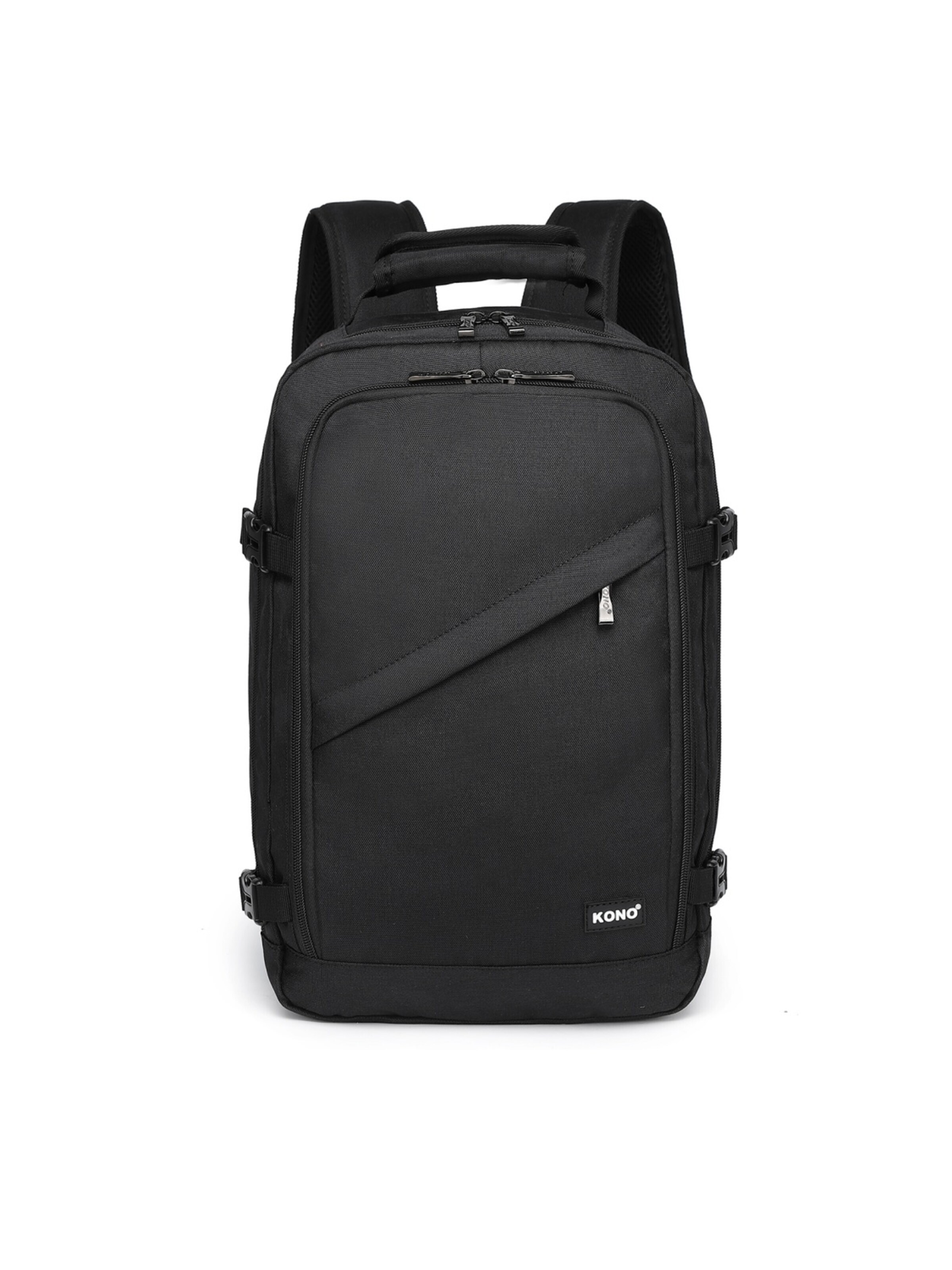 Kono Backpack in Black: front