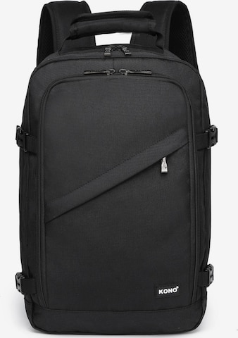 Kono Backpack in Black: front