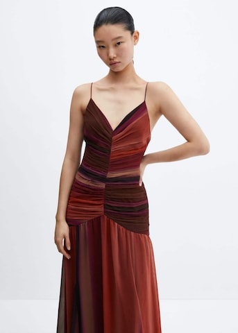 Robe de soirée 'fortune' MANGO en rouge