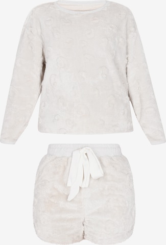 Fouline - Calções de pijama em cinzento: frente