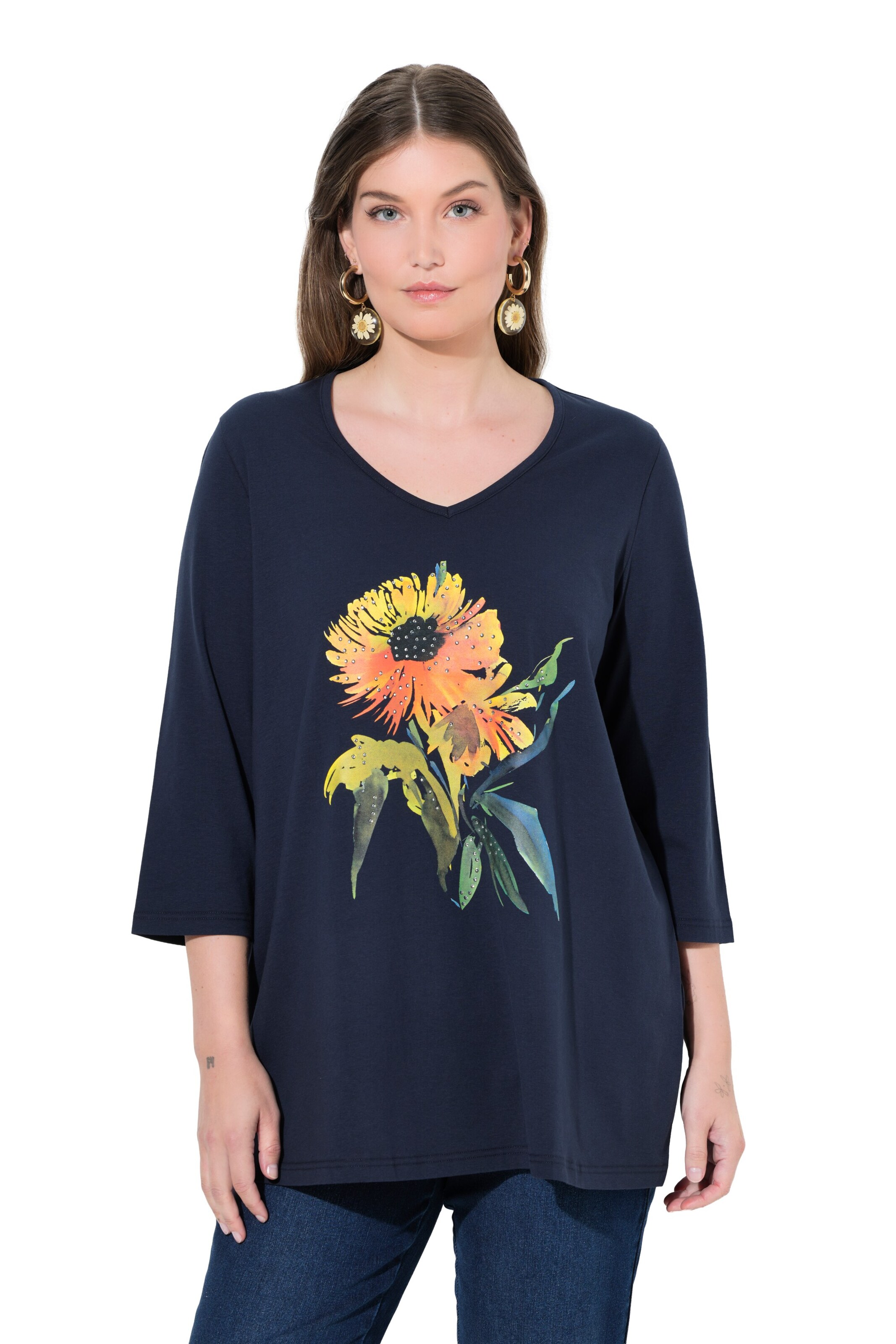 Ulla Popken Shirt in Blue: front