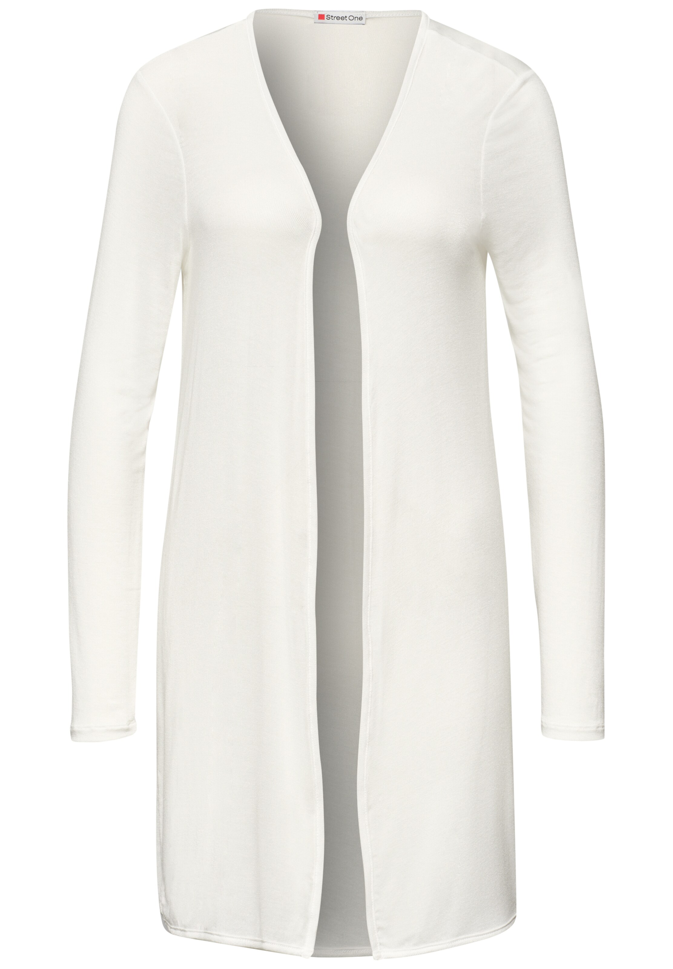 STREET ONE Strickjacke in Weiß: Vorderseite