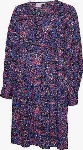 Robe 'LANTANA TESS' MAMALICIOUS en bleu : devant