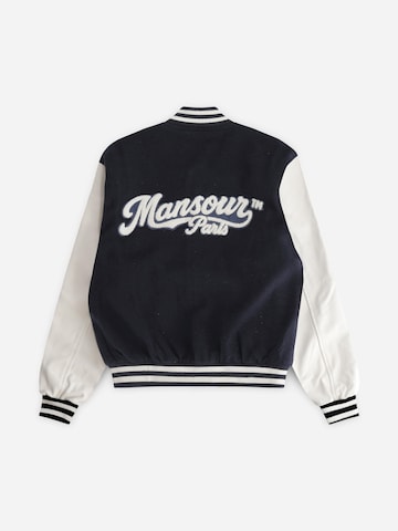 Mansour Übergangsjacke 'College Varsity Jacket' in Blau