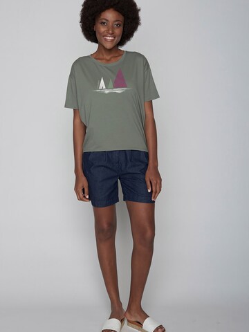 GREENBOMB Shirt 'Nature SUP' in Green