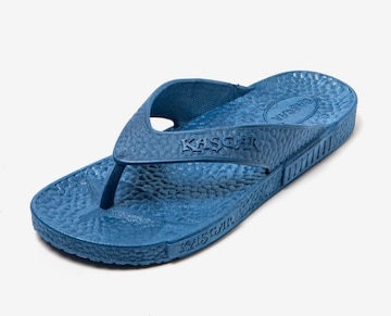 Brasileras - Zapatos para playa y agua 'Gummix' en azul: frente