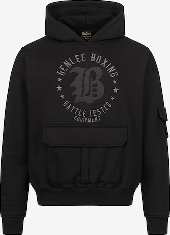 Benlee Urheilullinen collegepaita 'Mitchell' värissä musta: etupuoli